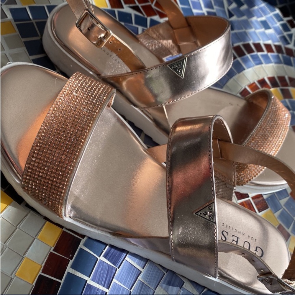 Bronze Strap Sandal